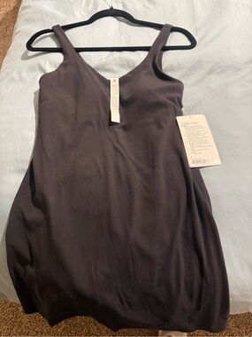 lululemon athletica Black Sleeveless V-Neck Dress